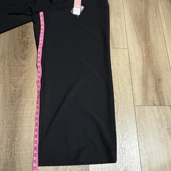NWT Lane Bryant The Allie Wide Leg Pants Size 18 Black - Picture 9 of 12